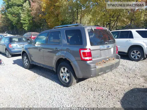 2011 Ford Escape Limited VIN 1FMCU9EG3BKC39685 фото 3