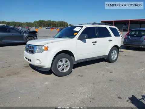 2012 Ford Escape Xlt VIN 1FMCU0D77CKC13430 фото 3