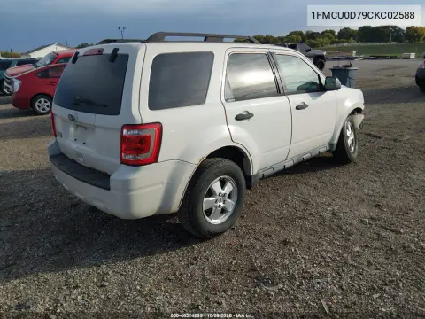 2012 Ford Escape Xlt VIN 1FMCU0D79CKC02588 фото 5