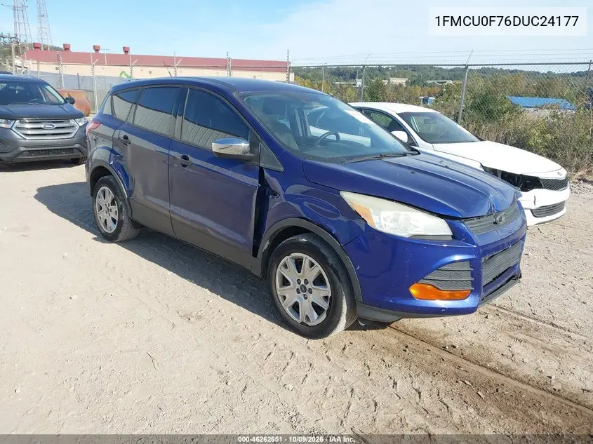 2013 Ford Escape S VIN 1FMCU0F76DUC24177 фото 2