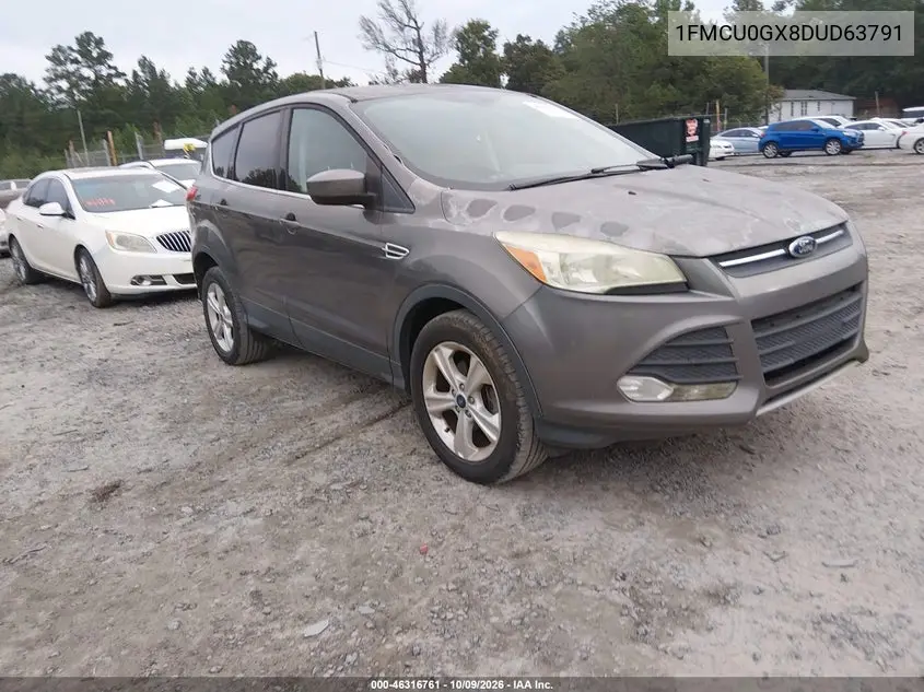 2013 Ford Escape Se VIN 1FMCU0GX8DUD63791 фото 2