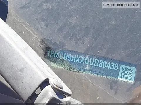 1FMCU9HXXDUD30438 — 2013 Ford Escape, Левая сторона, фото до ремонта