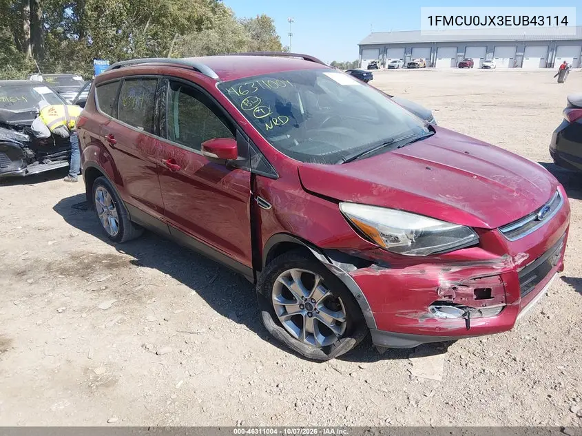 2014 Ford Escape Titanium VIN 1FMCU0JX3EUB43114 фото 1