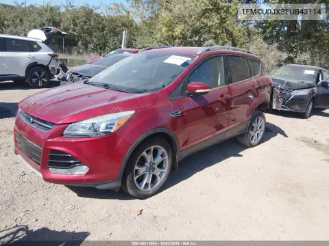 2014 Ford Escape Titanium VIN 1FMCU0JX3EUB43114 фото 2