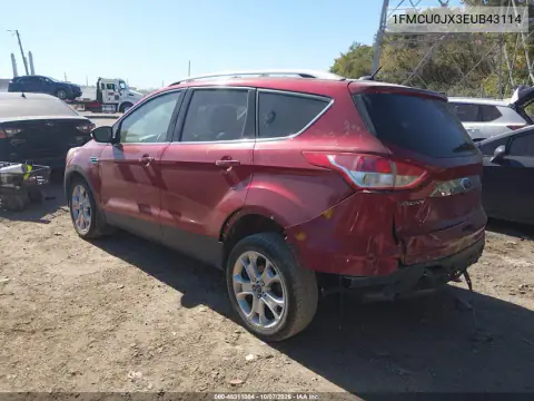 2014 Ford Escape Titanium VIN 1FMCU0JX3EUB43114 фото 3