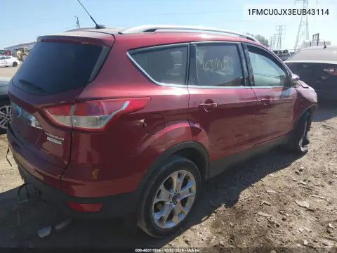 2014 Ford Escape Titanium VIN 1FMCU0JX3EUB43114 фото 4