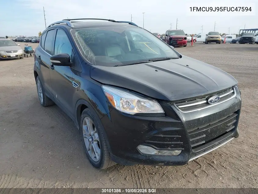 2015 Ford Escape Titanium VIN 1FMCU9J95FUC47594 фото 2