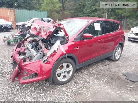 2016 Ford Escape Se VIN 1FMCU0G71GUA02892 фото 2