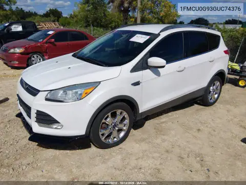 1FMCU0G93GUC74376 — 2016 Ford Escape, фото 3 с аукциона IAAI, Передняя часть справа