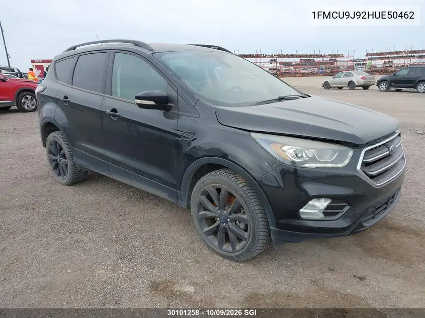 2017 Ford Escape Titanium VIN 1FMCU9J92HUE50462 фото 2