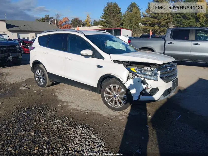 1FMCU9J99HUA44436 Ford Escape 2017 — повреждение Передняя часть, фото до ремонта