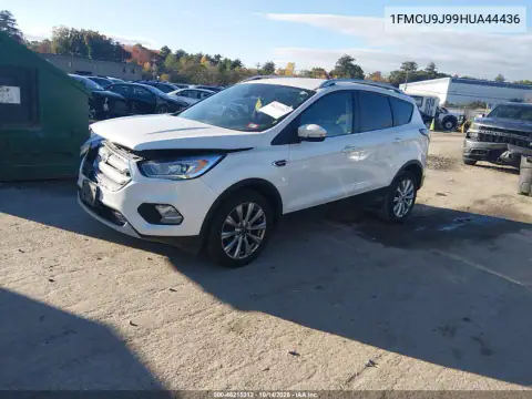 1FMCU9J99HUA44436 — 2017 Ford Escape, фото 2 с аукциона IAAI, Передняя часть