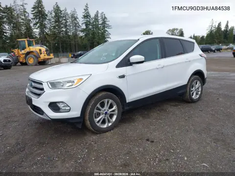 2017 Ford Escape Se VIN 1FMCU9GD3HUA84538 фото 3
