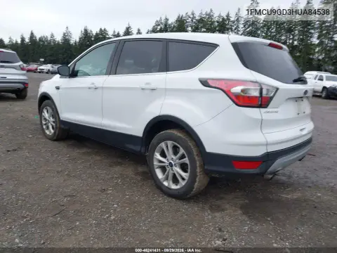 2017 Ford Escape Se VIN 1FMCU9GD3HUA84538 фото 4