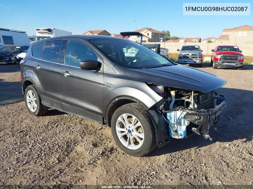 2017 Ford Escape Se VIN 1FMCU0G98HUC02087 фото 2