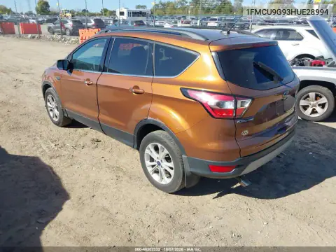 2017 Ford Escape Se VIN 1FMCU9G93HUE28994 фото 4