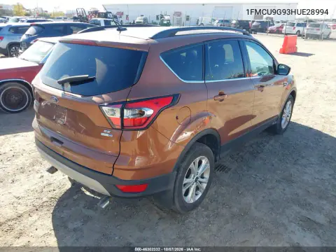 2017 Ford Escape Se VIN 1FMCU9G93HUE28994 фото 5