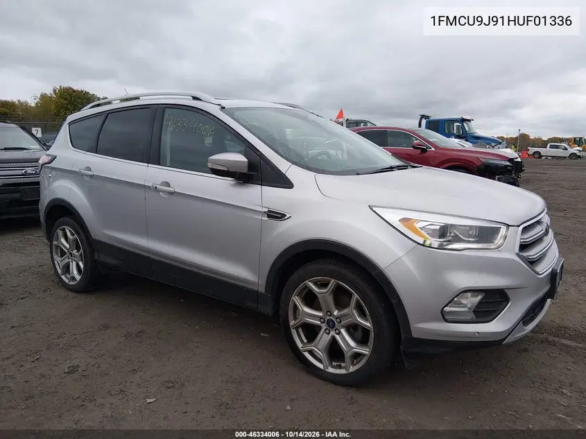 1FMCU9J91HUF01336 — 2017 Ford Escape, фото 2 с аукциона IAAI, Естественный износ