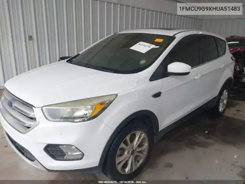 1FMCU9G9XHUA51483 — 2017 Ford Escape, фото 2 с аукциона IAAI, Внутренний пожар