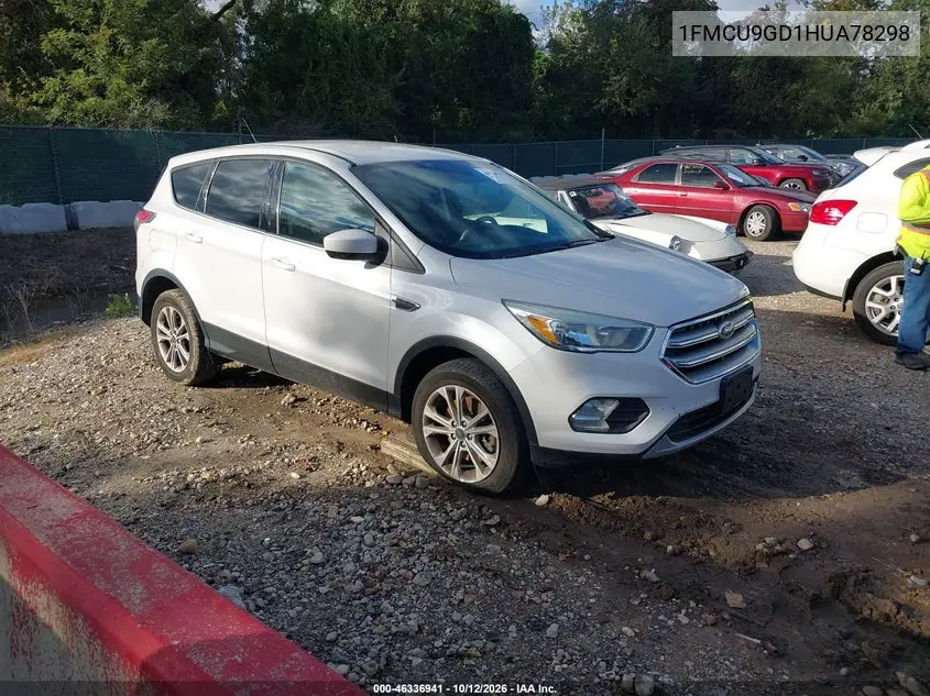 2017 Ford Escape Se VIN 1FMCU9GD1HUA78298 фото 2