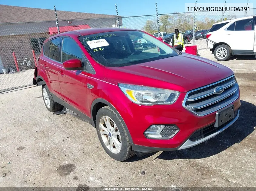1FMCU0GD6HUE06391 — 2017 Ford Escape, фото 2 с аукциона IAAI, Задняя часть