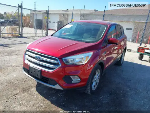1FMCU0GD6HUE06391 — 2017 Ford Escape, фото 3 с аукциона IAAI, Задняя часть