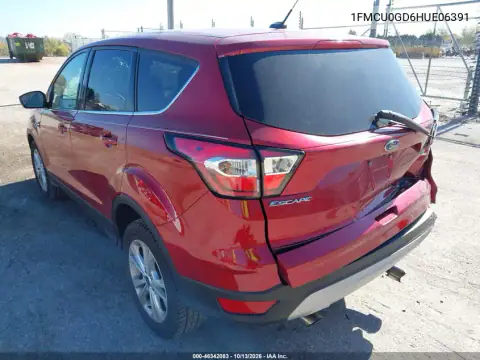 1FMCU0GD6HUE06391 — 2017 Ford Escape, фото 4 с аукциона IAAI, Задняя часть
