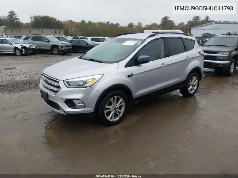 2017 Ford Escape Se VIN 1FMCU9GD5HUC41793 фото 3