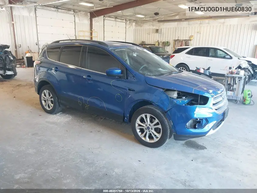 1FMCU0GD1HUE60830 — 2017 Ford Escape, фото 2 с аукциона IAAI, Передняя часть