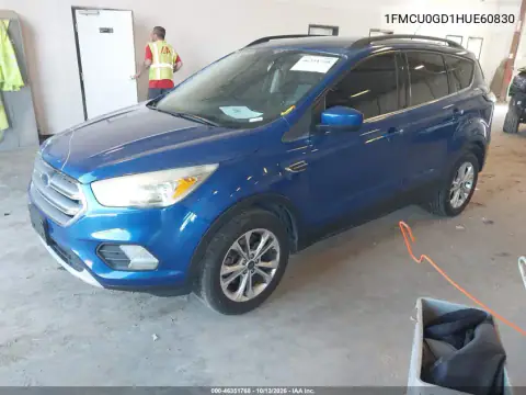 1FMCU0GD1HUE60830 — 2017 Ford Escape, фото 3 с аукциона IAAI, Передняя часть