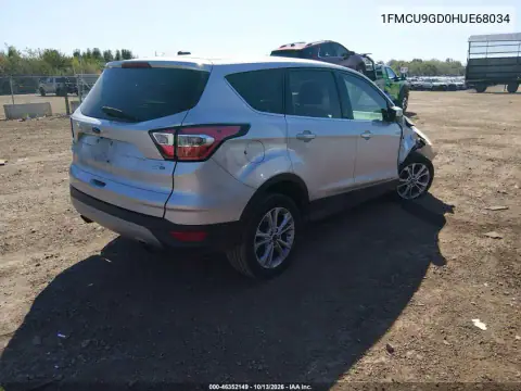 1FMCU9GD0HUE68034 — 2017 Ford Escape, фото 5 с аукциона IAAI, Передняя часть