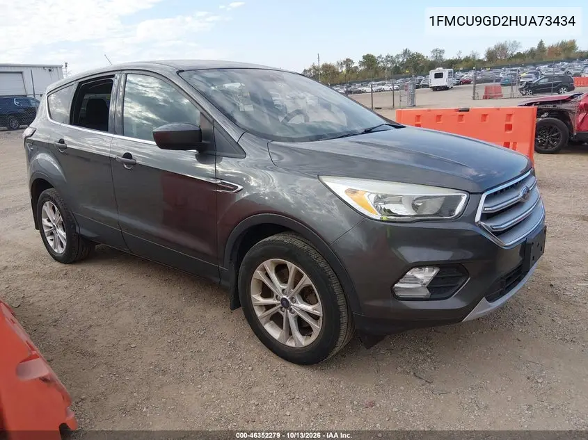 1FMCU9GD2HUA73434 — 2017 Ford Escape, фото 2 с аукциона IAAI, Естественный износ