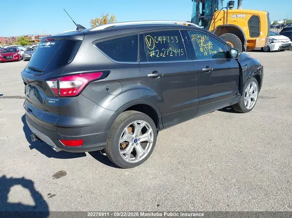 1FMCU9J94JUC97153 — 2018 Ford Escape, фото 4 с аукциона IAAI 29.09.2026, Передняя часть слева