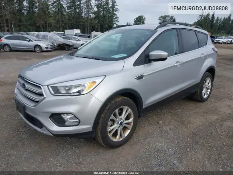 2018 Ford Escape Se VIN 1FMCU9GD2JUD08808 фото 3