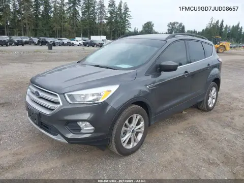 2018 Ford Escape Se VIN 1FMCU9GD7JUD08657 фото 3