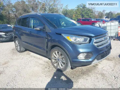 2018 Ford Escape Titanium VIN 1FMCU0J97JUC02211 фото 2