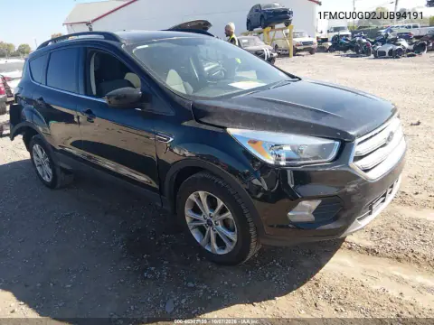 1FMCU0GD2JUB94191 — 2018 Ford Escape, Передняя часть, фото до ремонта