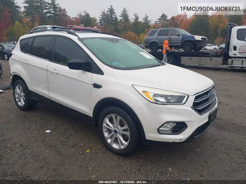 2018 Ford Escape Se VIN 1FMCU9GD6JUC83721 фото 2