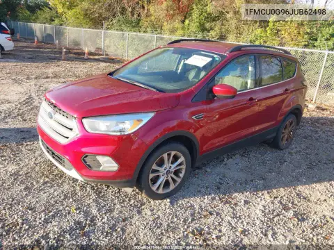 2018 Ford Escape Se VIN 1FMCU0G96JUB62498 фото 2