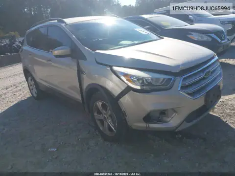 1FMCU9HD8JUC65994 — 2018 Ford Escape, Передняя часть, фото до ремонта
