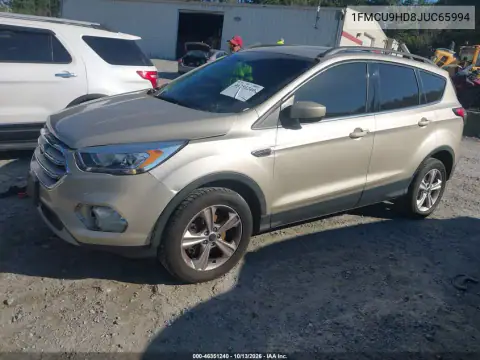1FMCU9HD8JUC65994 — 2018 Ford Escape, фото 3 с аукциона IAAI, Передняя часть
