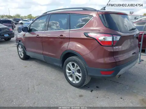 1FMCU0HD2JUB24754 — 2018 Ford Escape, фото 4 с аукциона IAAI, Передняя часть