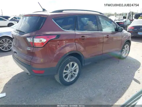 1FMCU0HD2JUB24754 — 2018 Ford Escape, фото 5 с аукциона IAAI, Передняя часть