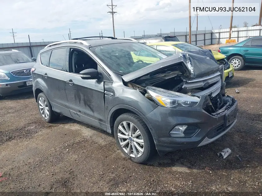 2018 Ford Escape Titanium VIN 1FMCU9J93JUC62104 фото 1