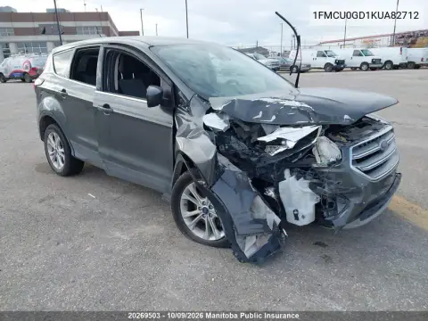 1FMCU0GD1KUA82712 — 2019 Ford Escape, Кража, фото до ремонта