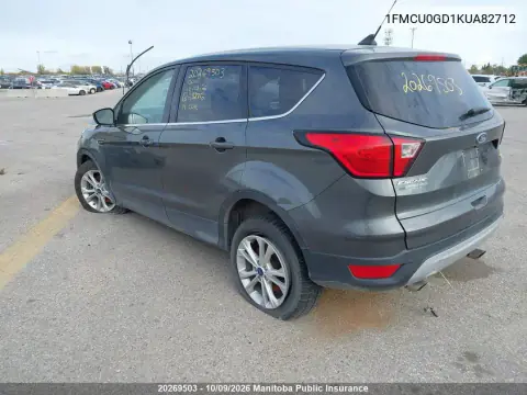 2019 Ford Escape Se VIN 1FMCU0GD1KUA82712 фото 3