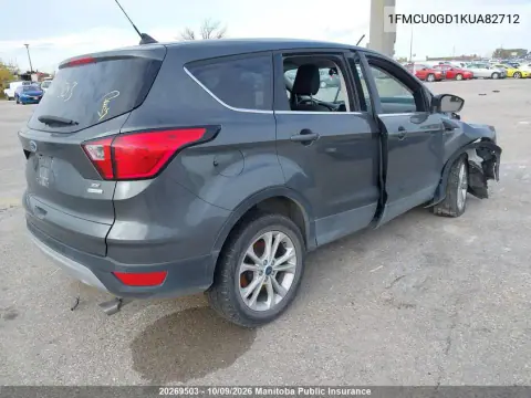 2019 Ford Escape Se VIN 1FMCU0GD1KUA82712 фото 4