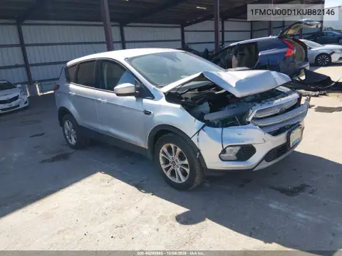 2019 Ford Escape Se VIN 1FMCU0GD1KUB82146 фото 2
