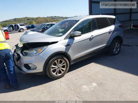 2019 Ford Escape Se VIN 1FMCU0GD1KUB82146 фото 3