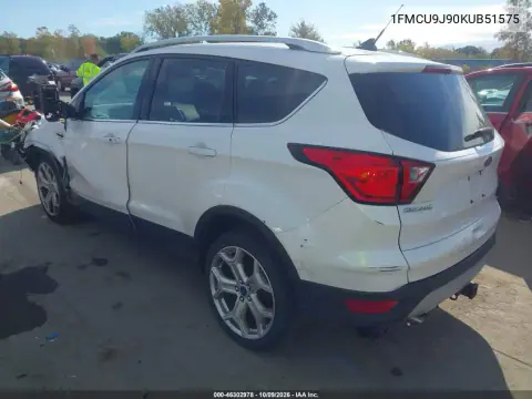 2019 Ford Escape Titanium VIN 1FMCU9J90KUB51575 фото 4